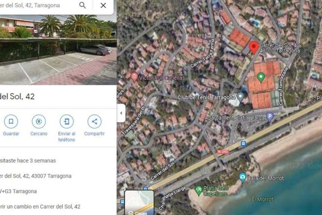 Coqueto Alojamiento Con Banera De Hidromasaje Lägenhet Tarragona Exteriör bild